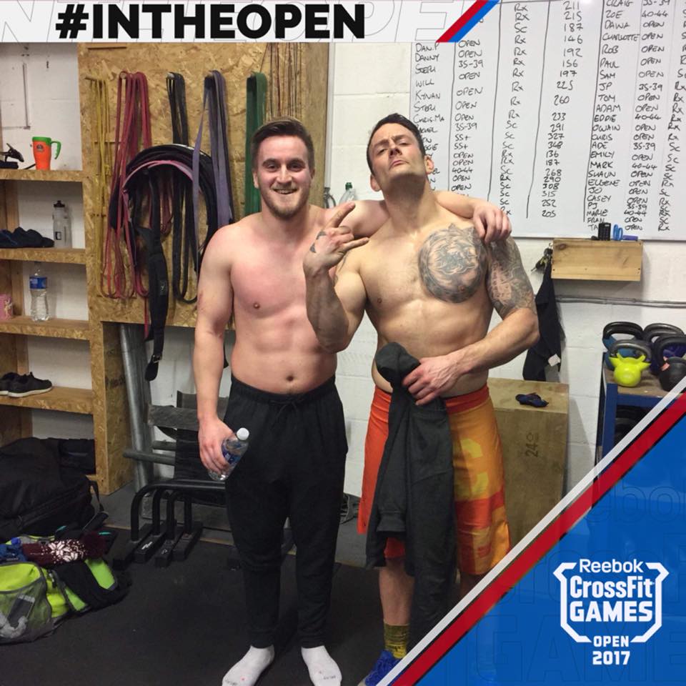 My Journey (so far...) 7 CrossFit Open 2017, Tom Hunt, Richard Penwright